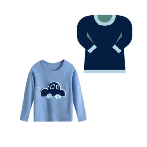 camiseta para bebê.