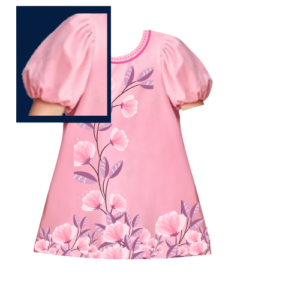 Molde vestido evase para malha4 modelos de manga